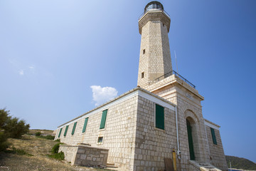 Fototapeta na wymiar Stoncica lighthouse, Vis island - Croatia