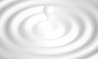 Fototapeta na wymiar Wave of Milk
