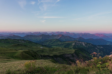 Mountain tops in Austria