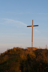 Cross on the mountains in Austria