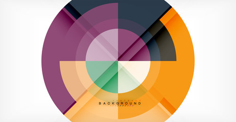 Obraz premium Vector circle abstract background