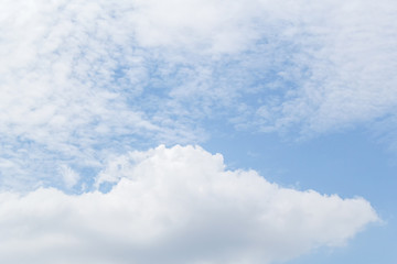 cloud on shiny blue sky texture