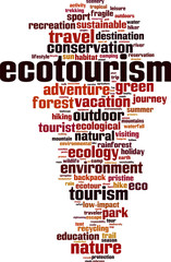 Ecotourism word cloud
