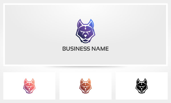 Wolf Fox Dog Logo
