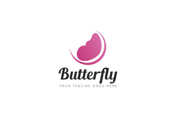 butterfly logo and icon Vector design Template. Vector Illustrator Eps.10