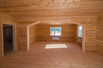 Natural wood interior