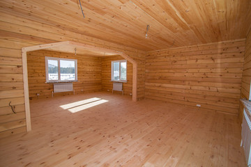 Natural wood interior