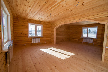 Natural wood interior