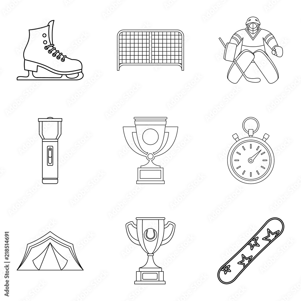 Aufkleber cup icons set. outline set of 9 cup vector icons for web isolated on white background