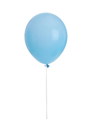 Color balloon on white background. Celebration time