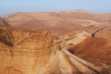 Masada pustynia Judzka Izrael