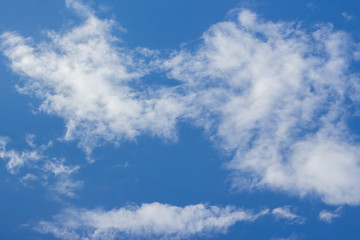 Obraz premium Clouds against the blue sky