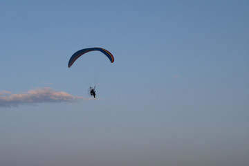 sky,paraglider,fun,air,fly,sky,blue,flying,freedom,adventure,,cloud,paraglide