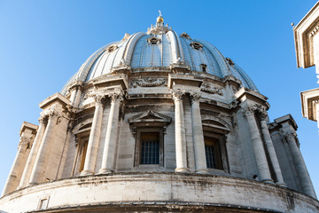 Dome of St. Peter's basilica particular, Vatican City