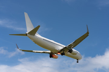 Fototapeta na wymiar Boeing 737-800 landing