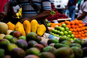 Frutas en el mercado