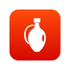 Clay jug icon digital red for any design isolated on white vector illustration