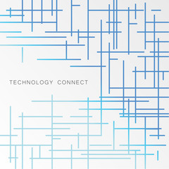 Vector modern abstract pattern with crossed lines on white background