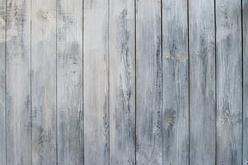 Fototapeta premium Old white rustic wood background, wooden surface with copy space