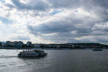Fototapeta premium Budapest Canal Boat