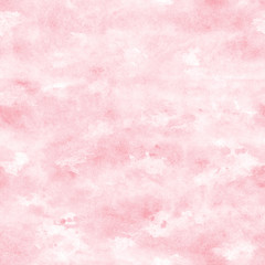 Coral watercolor background. Abstract texture. Vector illustration.