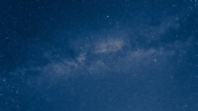 The beautiful starry sky. time lapse