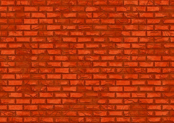 Fototapeta premium hi-res red brick wall pattern