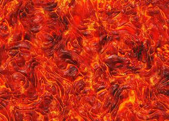 heat red lava texture of eruption volcano