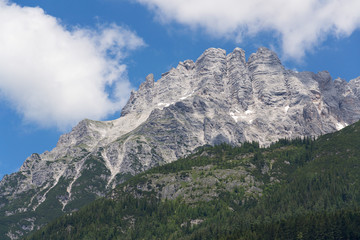 Leogang Mountains Leoganger Steinberge with highest peak Birnhorn, idyllic summer landscape Alps, Zell am See district, Salzburg federal state, Austria