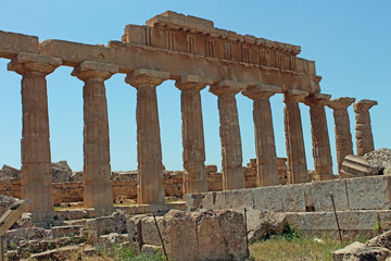 Obraz premium Sicile, site archéologique de Selinunte