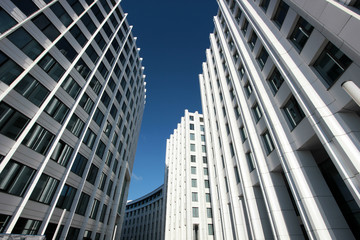 Obraz premium elegant facade of the city building