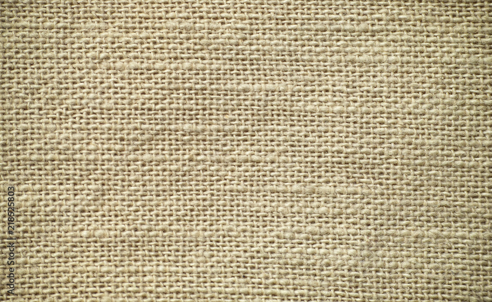 Poster Texture of brown sack canvas with delicate grid to use as grunge background