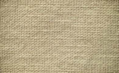 Texture of brown sack canvas with delicate grid to use as grunge background