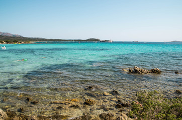 Plage de Reina Bianca en Sardaigne
