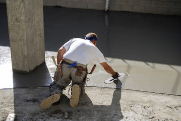 concrete finishing