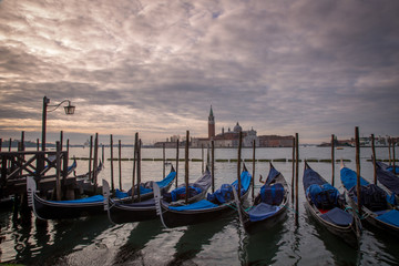 Venice Gondolas Saint Mark's Square