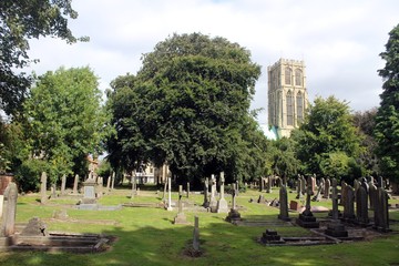Howden Minster from the south west, East Riding of Yorkshire.