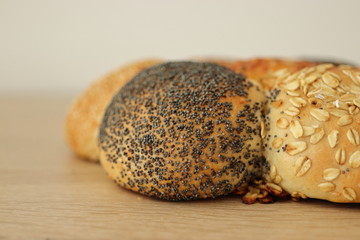 Partybrötchen mit Mohn