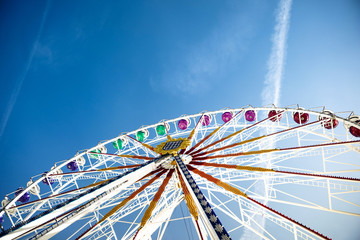 Oktoberfest 2018 Kettenkarrusell Schausteller Himmel Spaß Freizeit Fest Bier Wiesn 