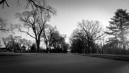 Camino del parque South Park Schuyler Nebraska 