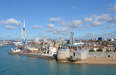 Ville de Portmouth en Angleterre