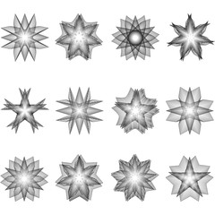 Geometry minimalistic artwork poster with simple shape and figure