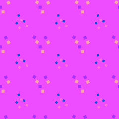 Seamless background pattern with colored varied squares.