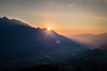Sonnenaufgang Oberperfuss-Tirol