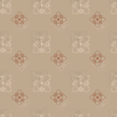 Seamless background pattern with colored varied squares.