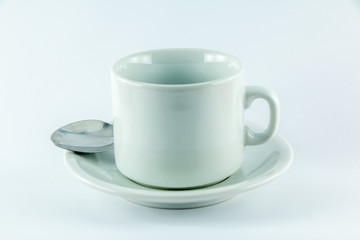 Taza platillo y cuchara