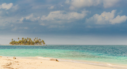 A typical view in the San Blas islands