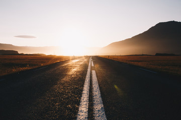 Sunset in Iceland
