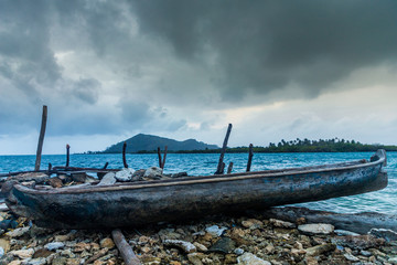 A typical view in the San Blas islands