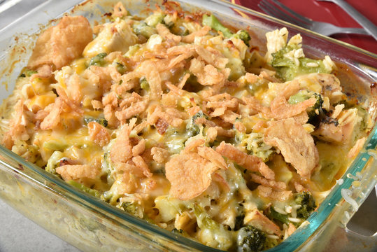 Homemade Broccoli Chicken Rice Casserole